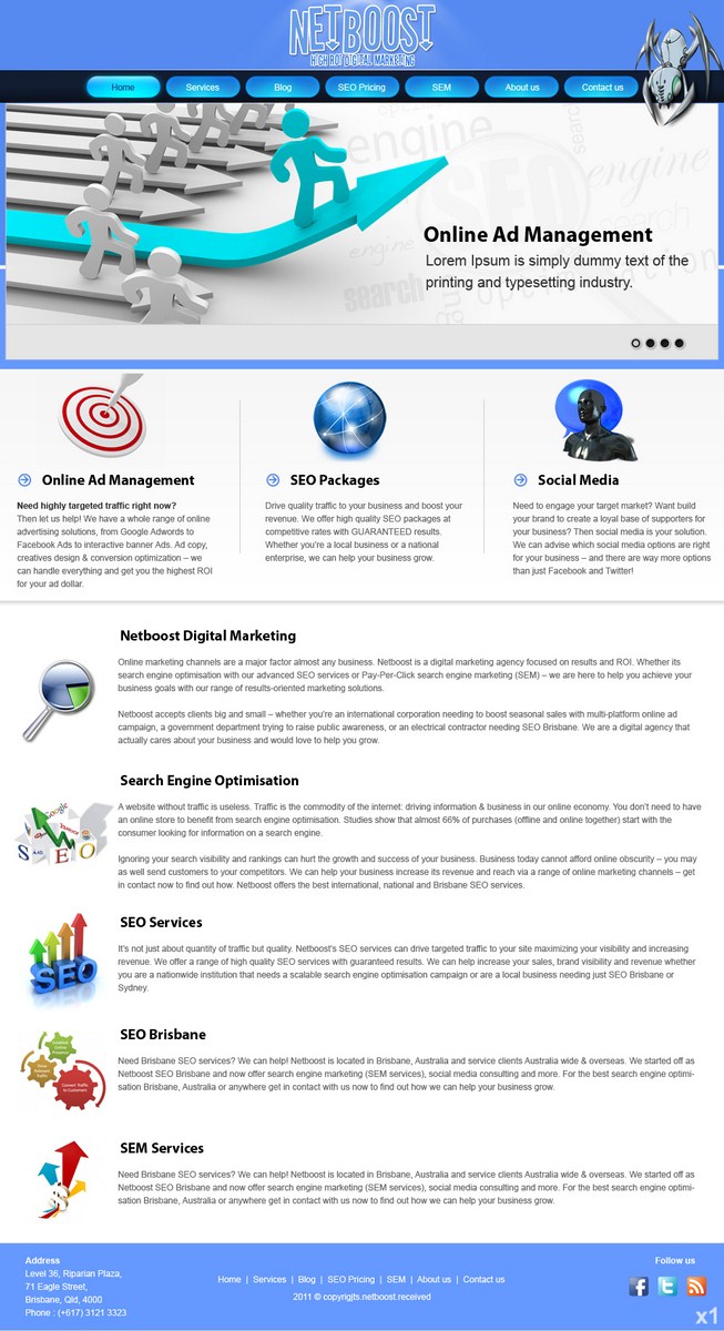 Web Design by pb for this project | Design #531591