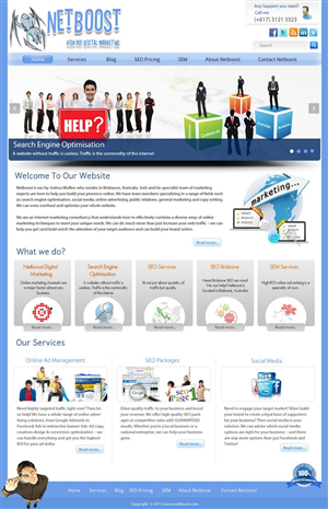 Web Design by pb for this project | Design: #531659