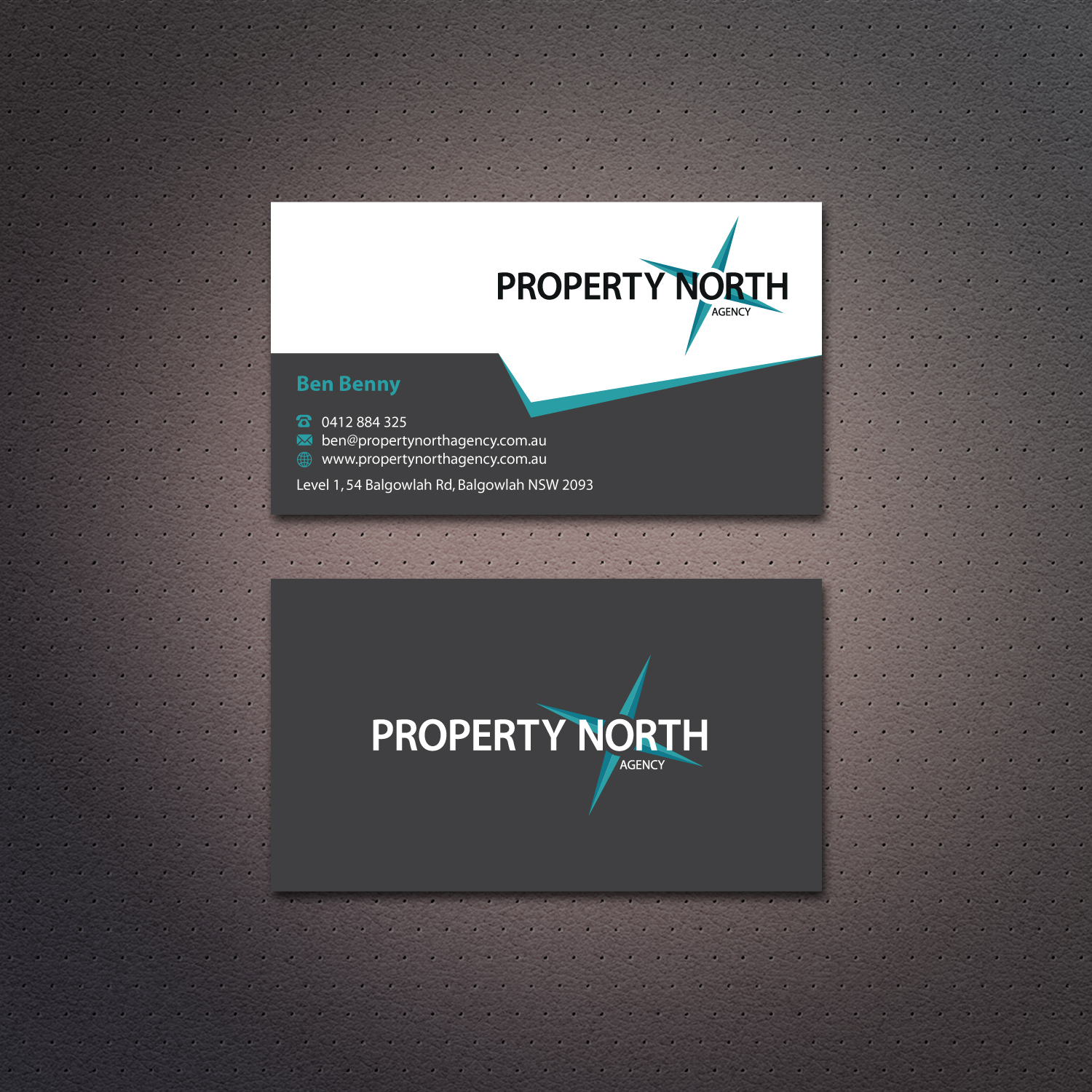 Business Card Design by Dezero for Property North Agency | Design #12181492
