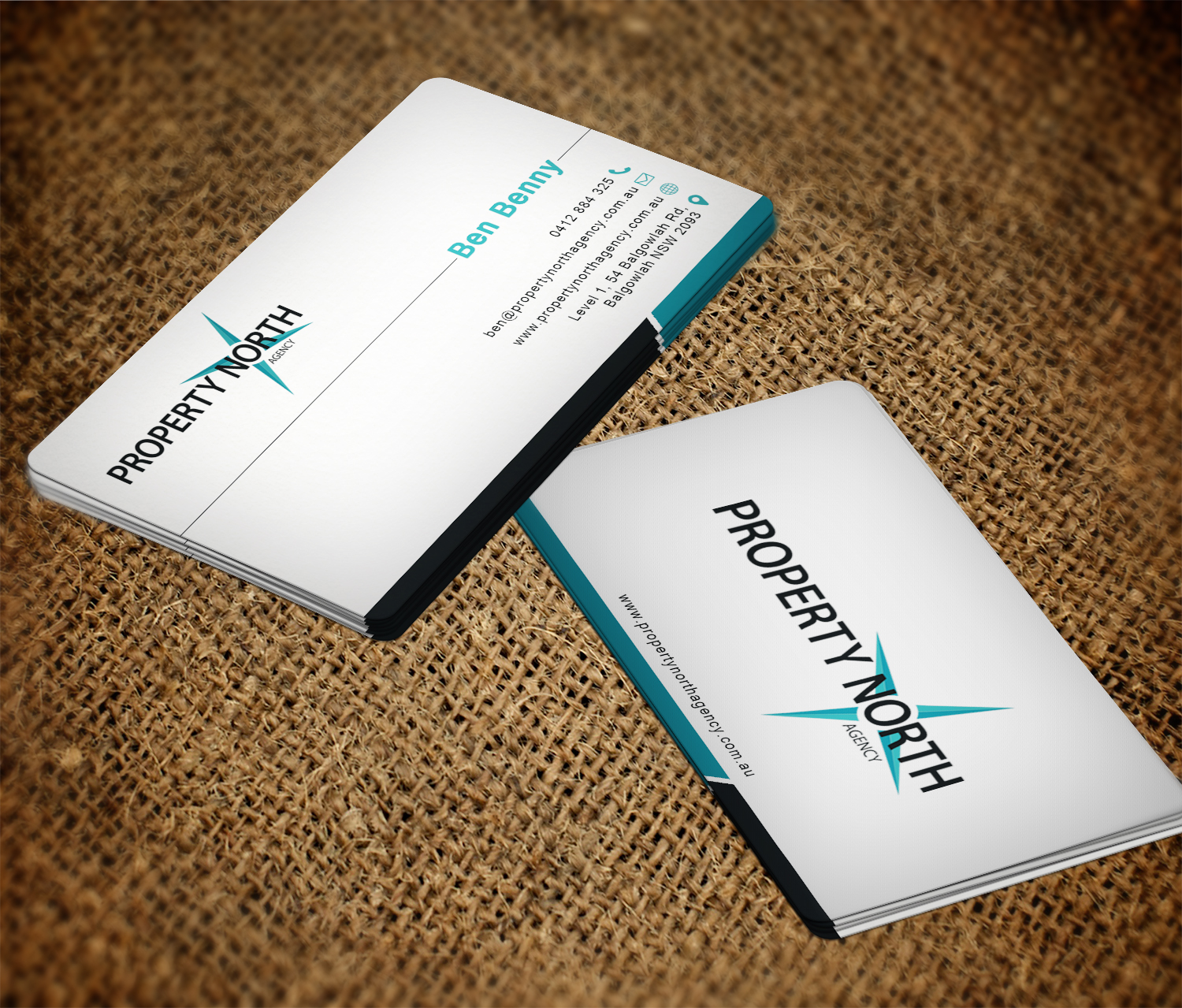 Business Card Design by EWS Webs for Property North Agency | Design #12185720
