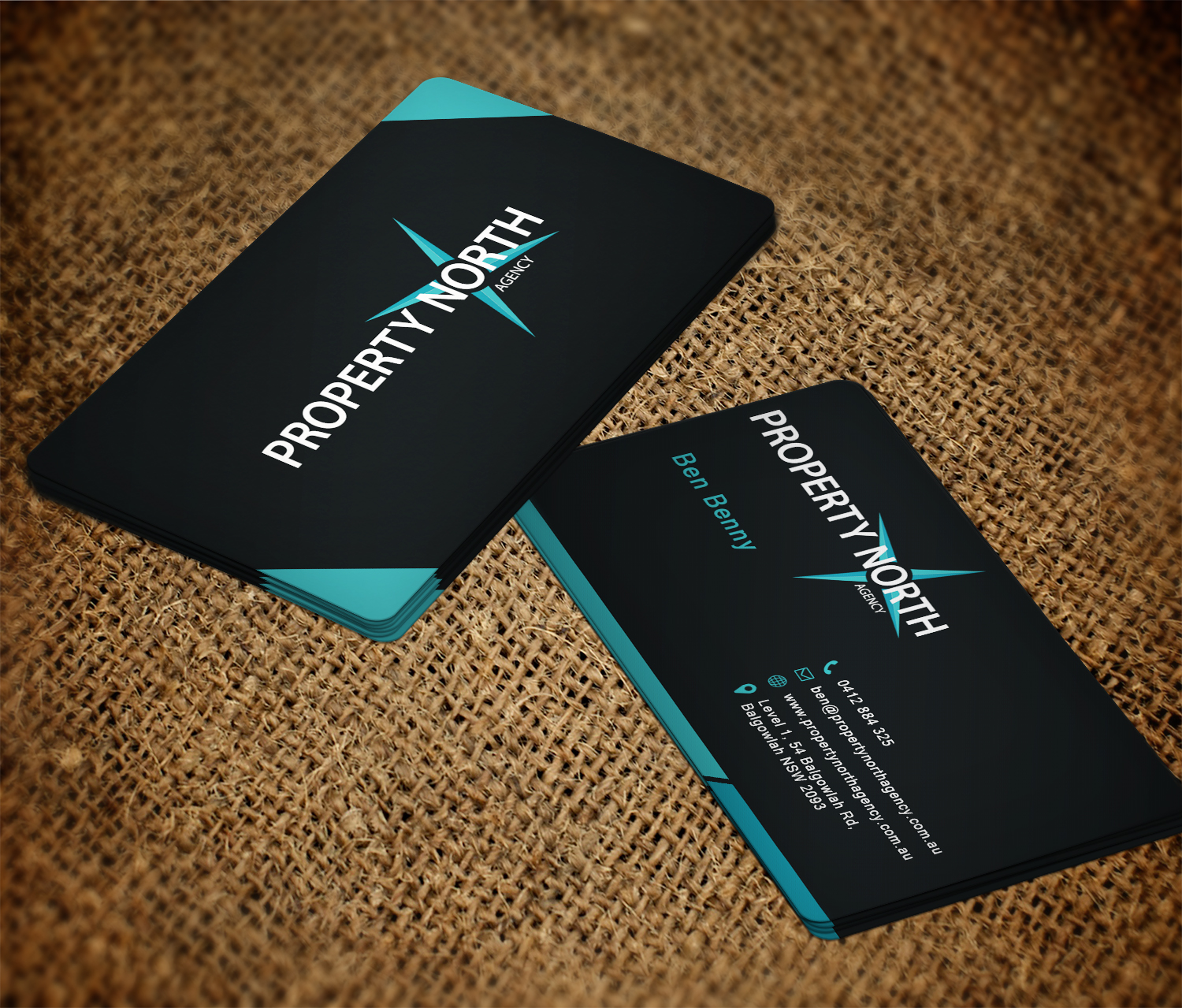 Business Card Design by EWS Webs for Property North Agency | Design #12185721