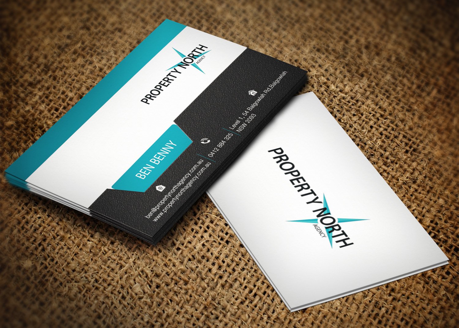 Business Card Design by Nilu for Property North Agency | Design #12183706