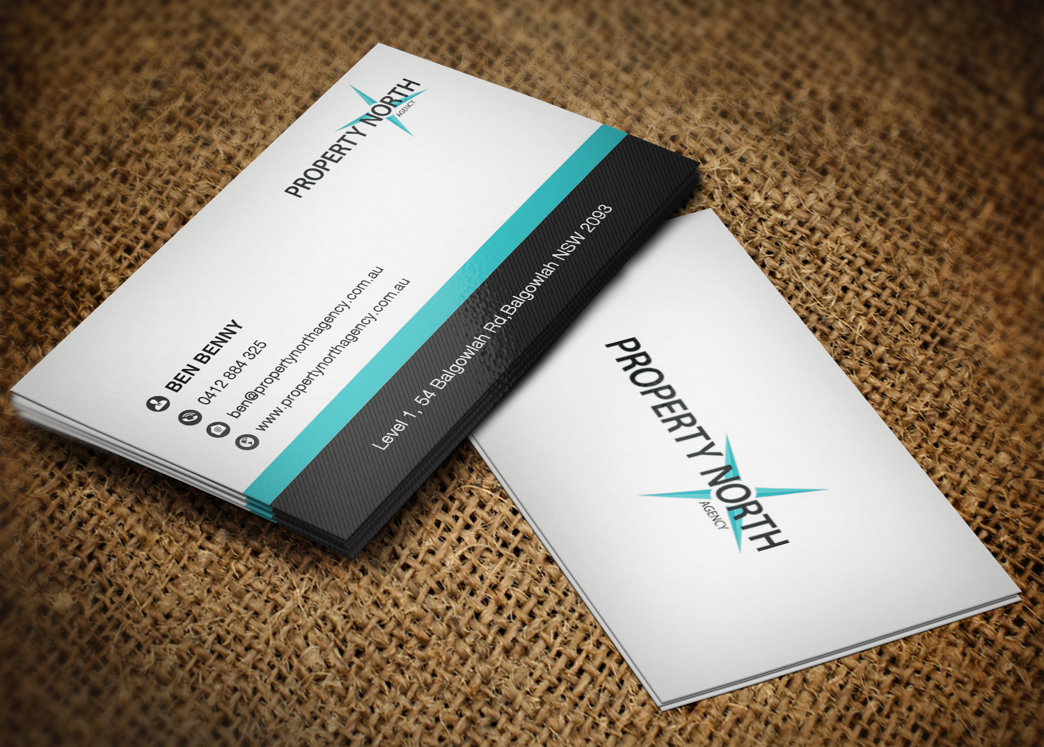 Diseño de Tarjeta de Presentación por Nilu para Property North Agency | Diseño #12183707