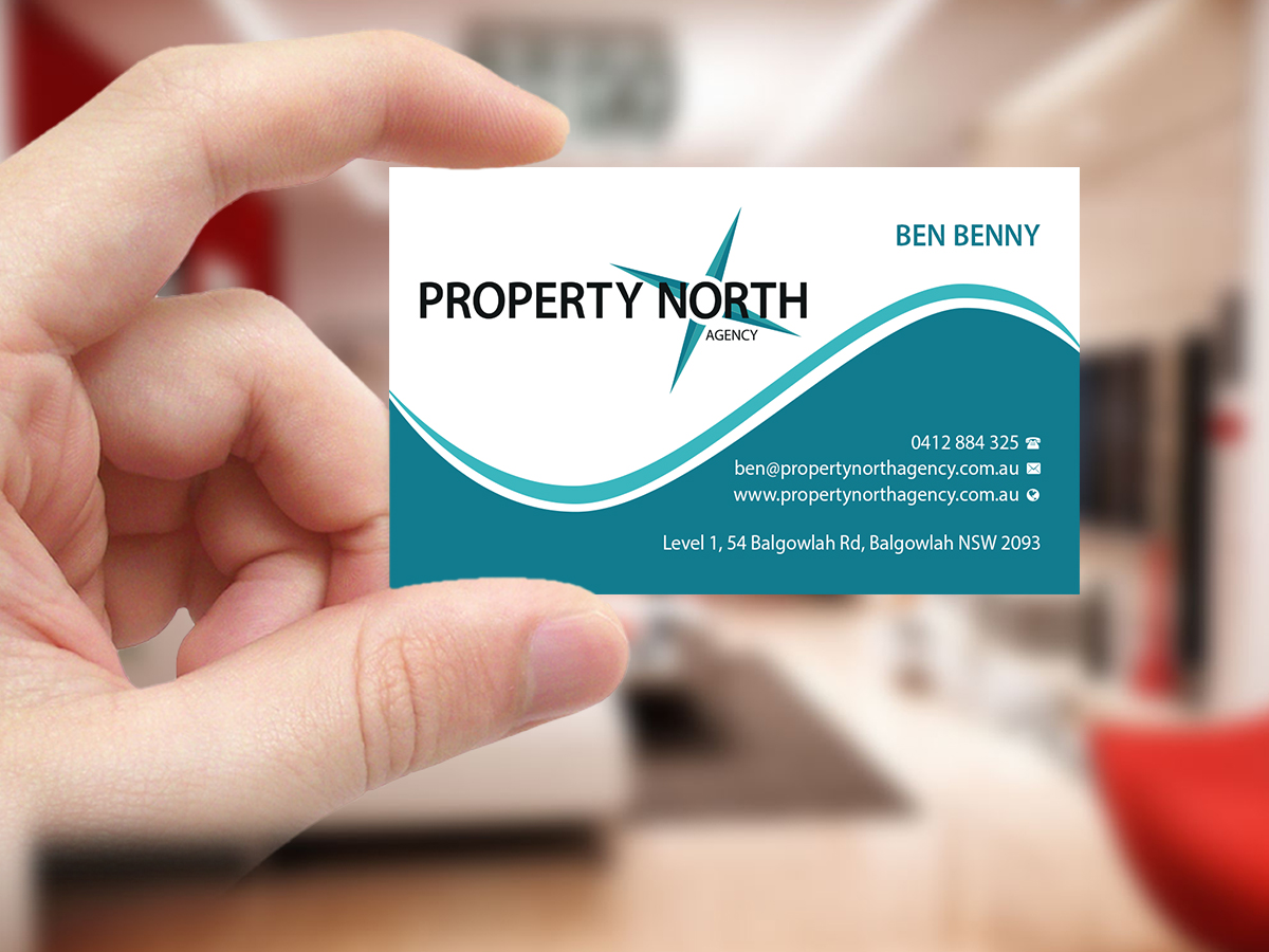 Business Card Design by Creations Box 2015 for Property North Agency | Design #12187964