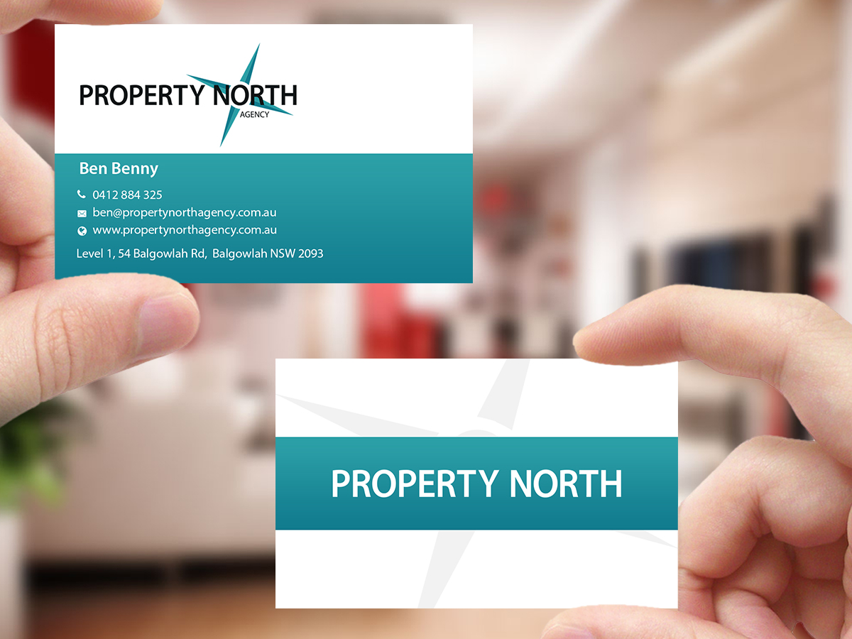 Visitenkarten-Design von Creations Box 2015 für Property North Agency | Design #12188003