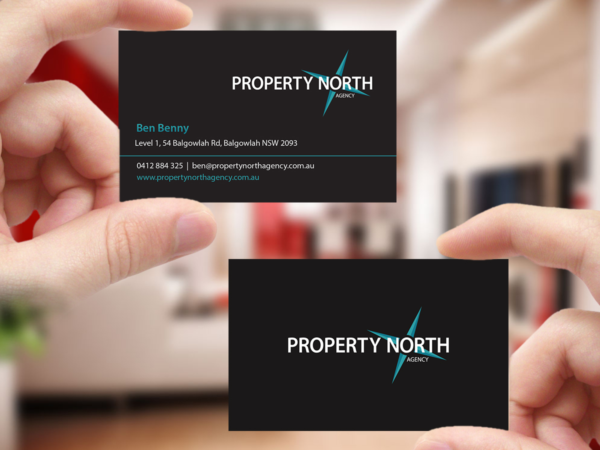 Business Card Design by Creations Box 2015 for Property North Agency | Design #12188027