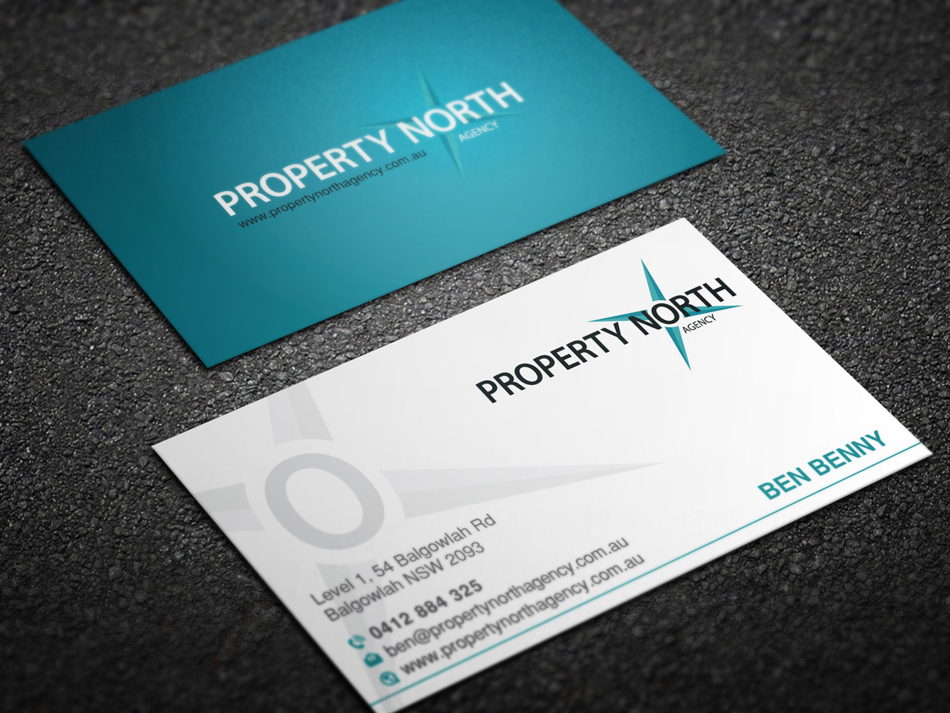 Business Card Design by SKETCH BOOK for Property North Agency | Design #12180351