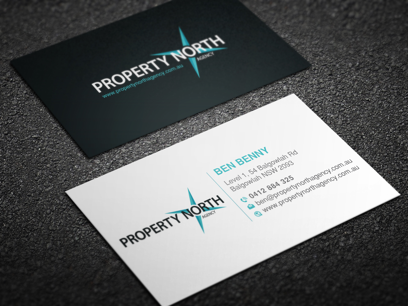 Business Card Design by SKETCH BOOK for Property North Agency | Design #12180352