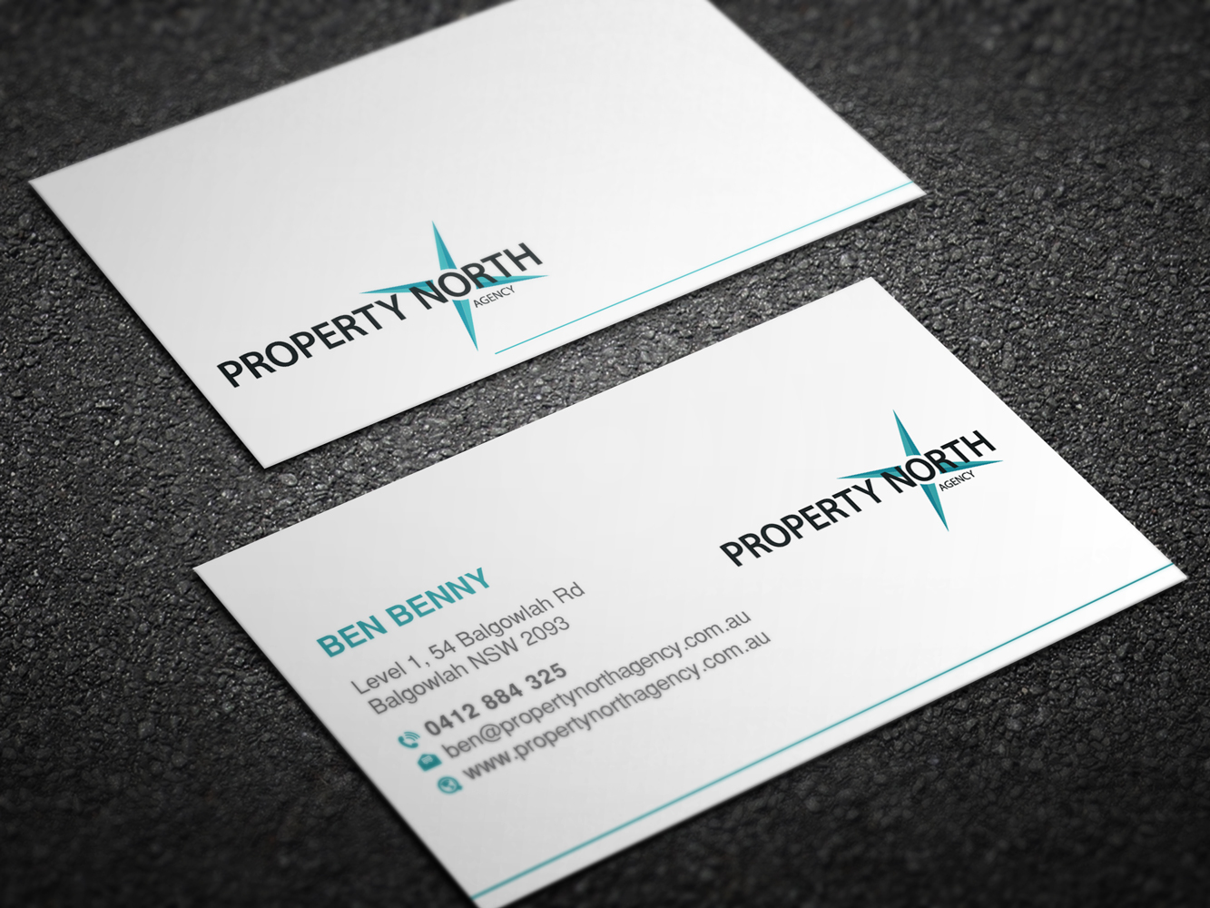 Business Card Design by SKETCH BOOK for Property North Agency | Design #12180355