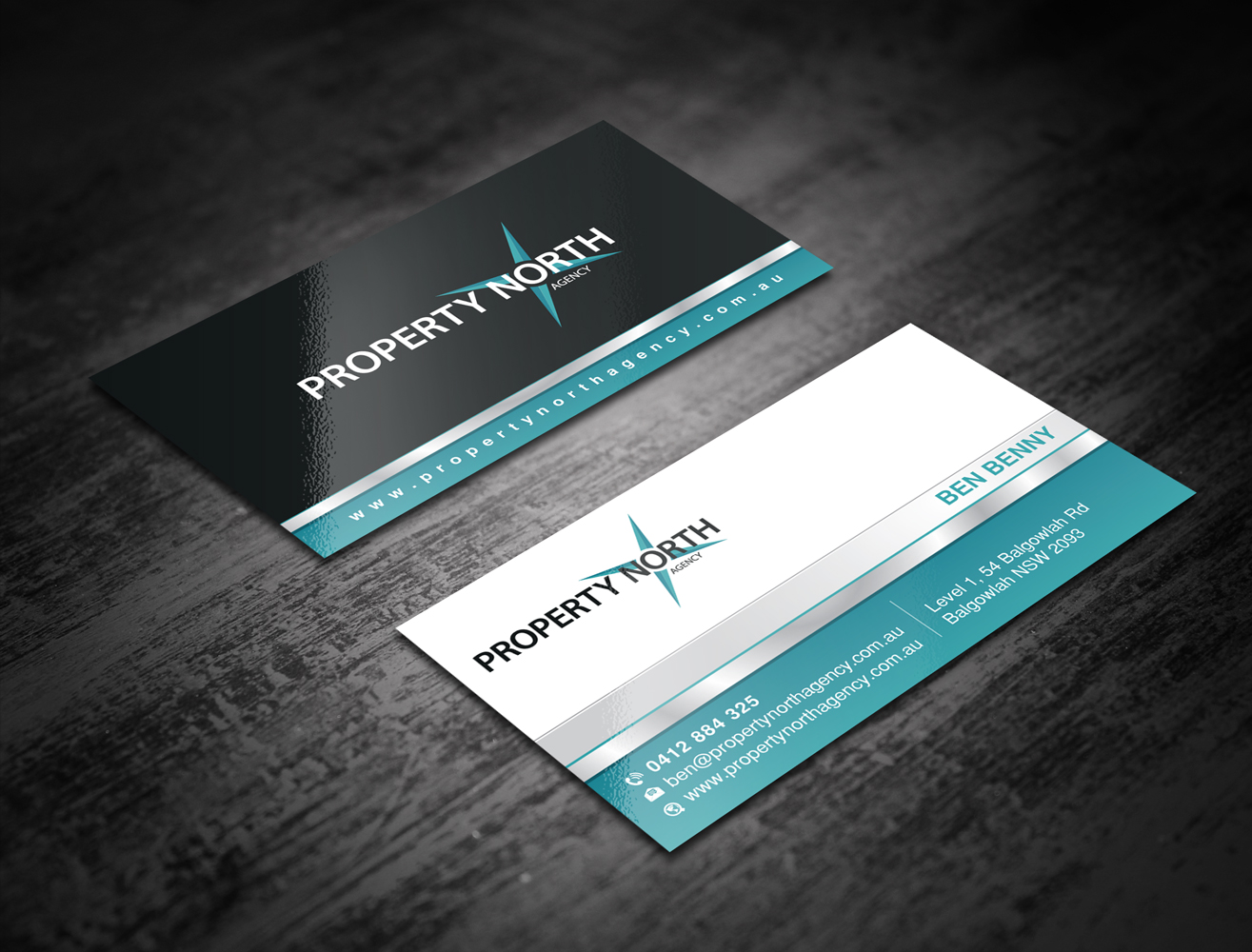 Business Card Design by SKETCH BOOK for Property North Agency | Design #12180440