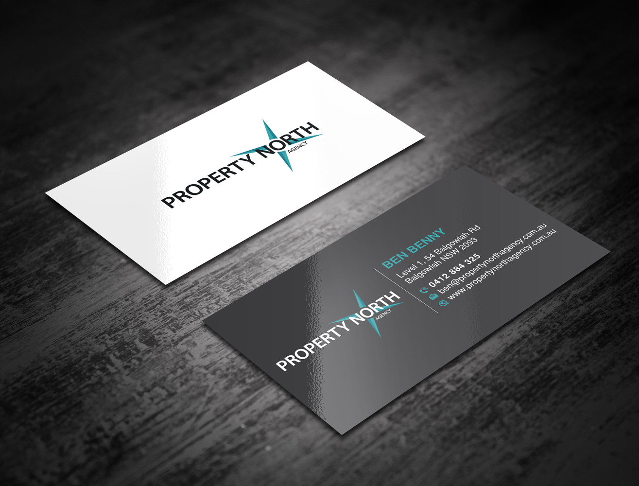 Diseño de Tarjeta de Presentación por SKETCH BOOK para Property North Agency | Diseño #12180659