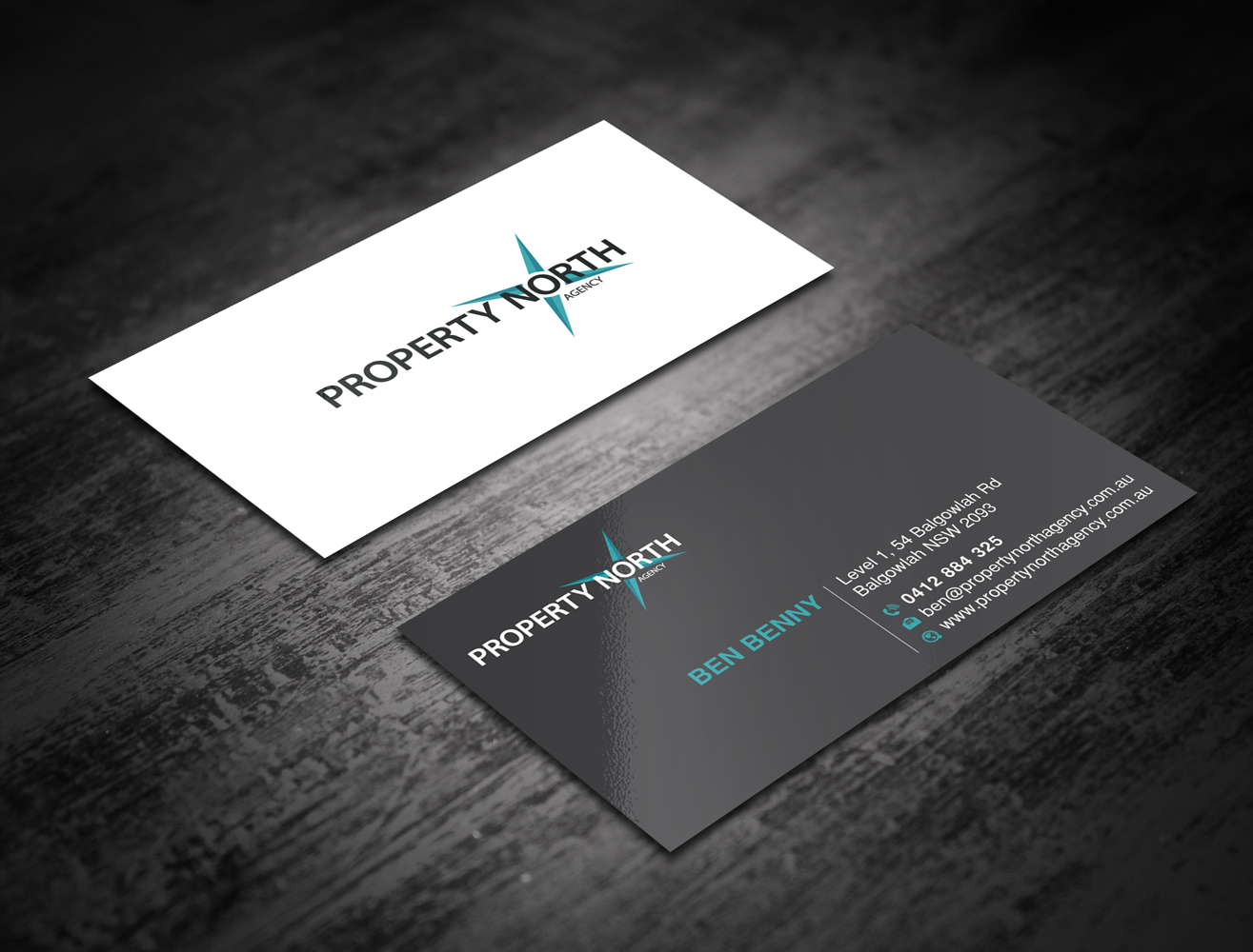 Business Card Design by SKETCH BOOK for Property North Agency | Design #12180661