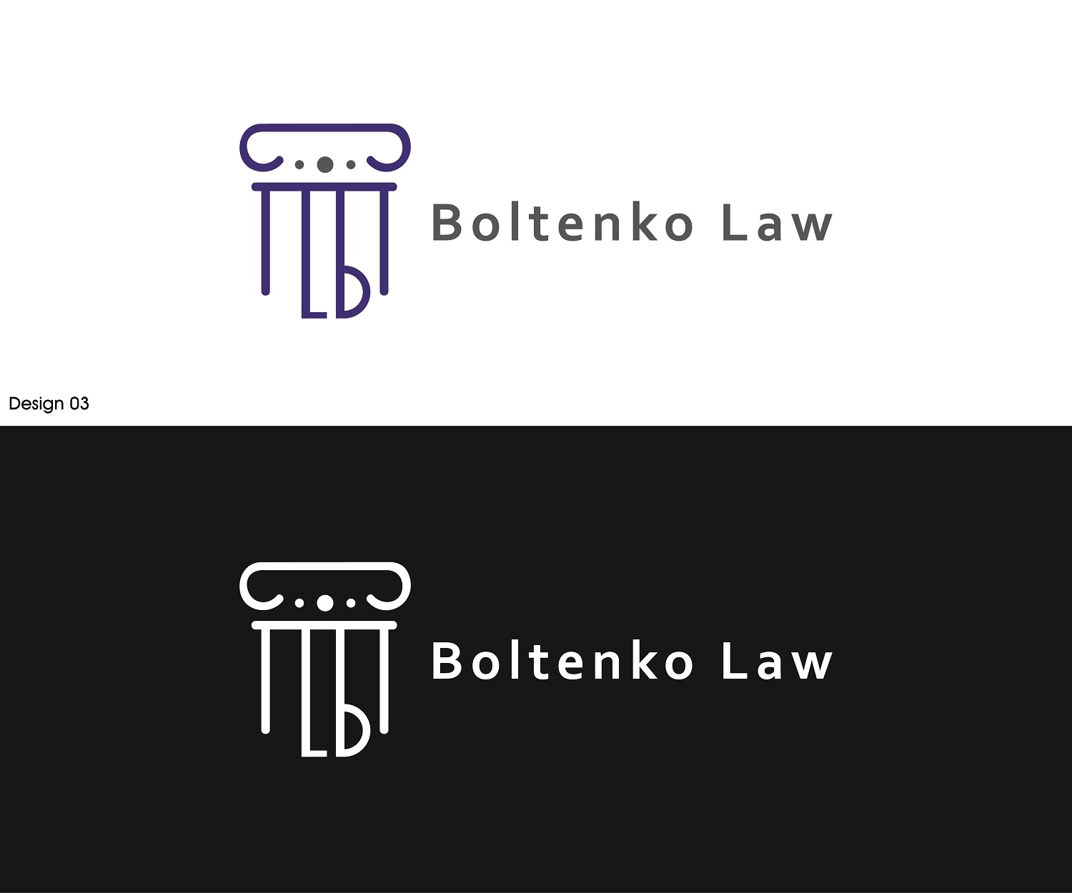 Logo Design by 3Guys for Boltenko Law | Design #12214437