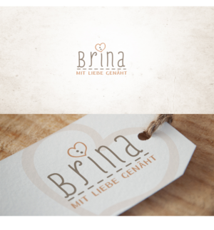 Brina. Mit Liebe genäht. | Diseño de Logo por ne_padamo