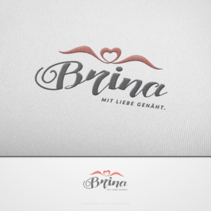 Brina. Mit Liebe genäht. | Logo Design by madeli