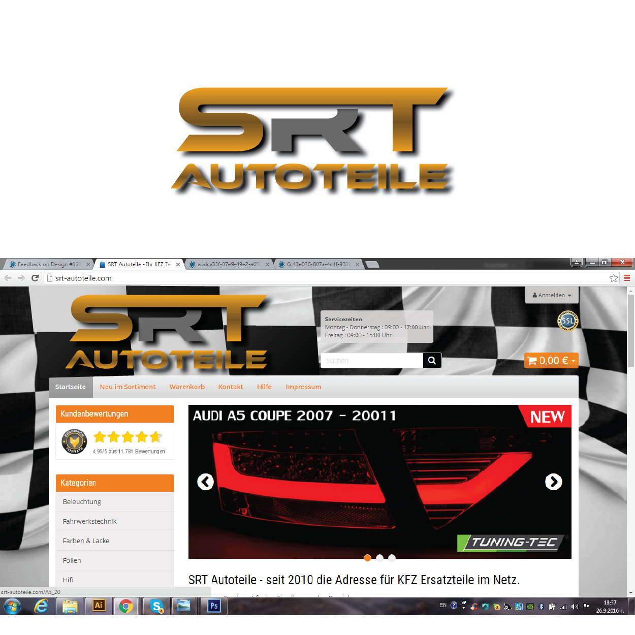 Logo Design by jonnson for SRT Autoteile | Design #12187108