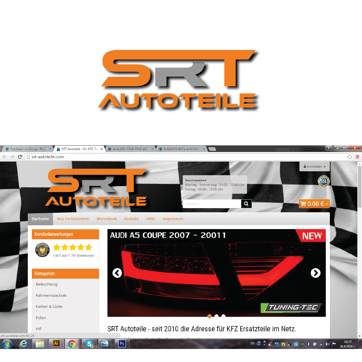 Logo Design by jonnson for SRT Autoteile | Design #12187161