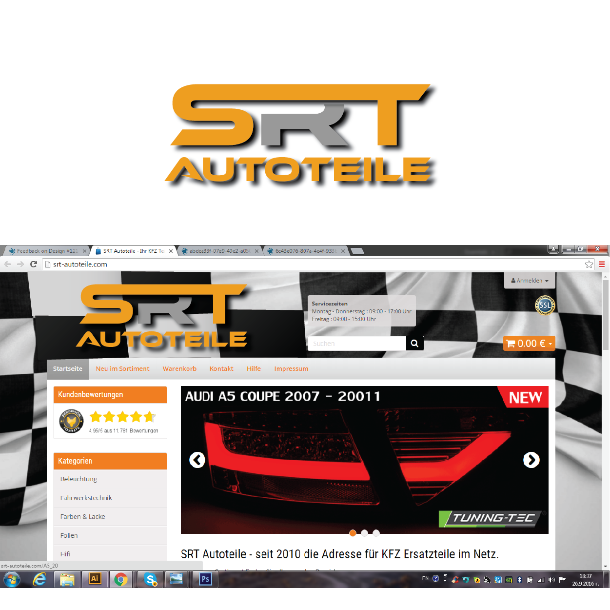 Logo Design by jonnson for SRT Autoteile | Design #12187655