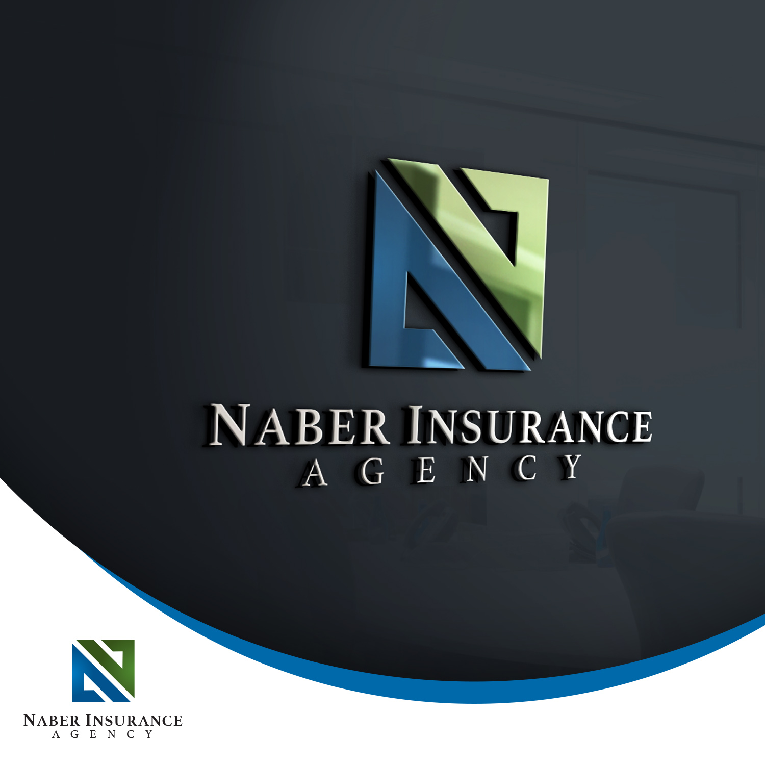 Logo Design by FarzanArt for Naber Insurance Agency | Design #12365024