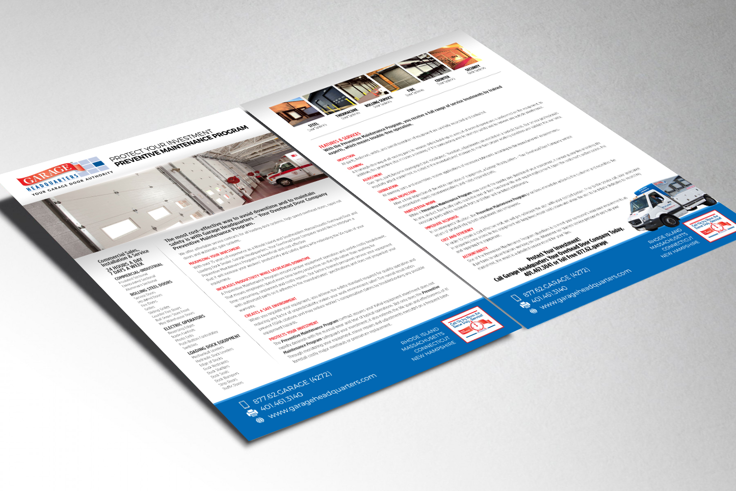 Flyer Design by Brian Ellis for American Overhead Door And Dock | Design #12200128