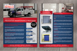 Diseño de Flyer por alex989 para American Overhead Door And Dock | Diseño: #12221217