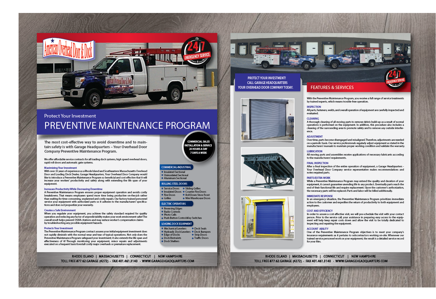 Diseño de Flyer por alex989 para American Overhead Door And Dock | Diseño #12248282