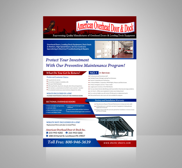 Flyer Design by debdesign for American Overhead Door And Dock | Design #12193892