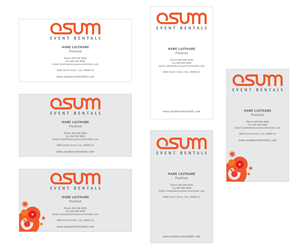 Business Card Design by Slobodan Cagic for OSUM Event Rentals | Design: #2385008