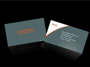 Business Card Design by Rohini Sharma for OSUM Event Rentals | Design #2392239
