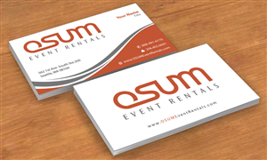 Business Card Design by Sbss for OSUM Event Rentals | Design: #2402406