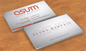 Business Card Design by Sbss for OSUM Event Rentals | Design: #2402431