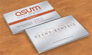 Business Card Design by Sbss for OSUM Event Rentals | Design: #2402436