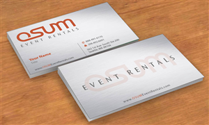 Business Card Design by Sbss for OSUM Event Rentals | Design: #2402551