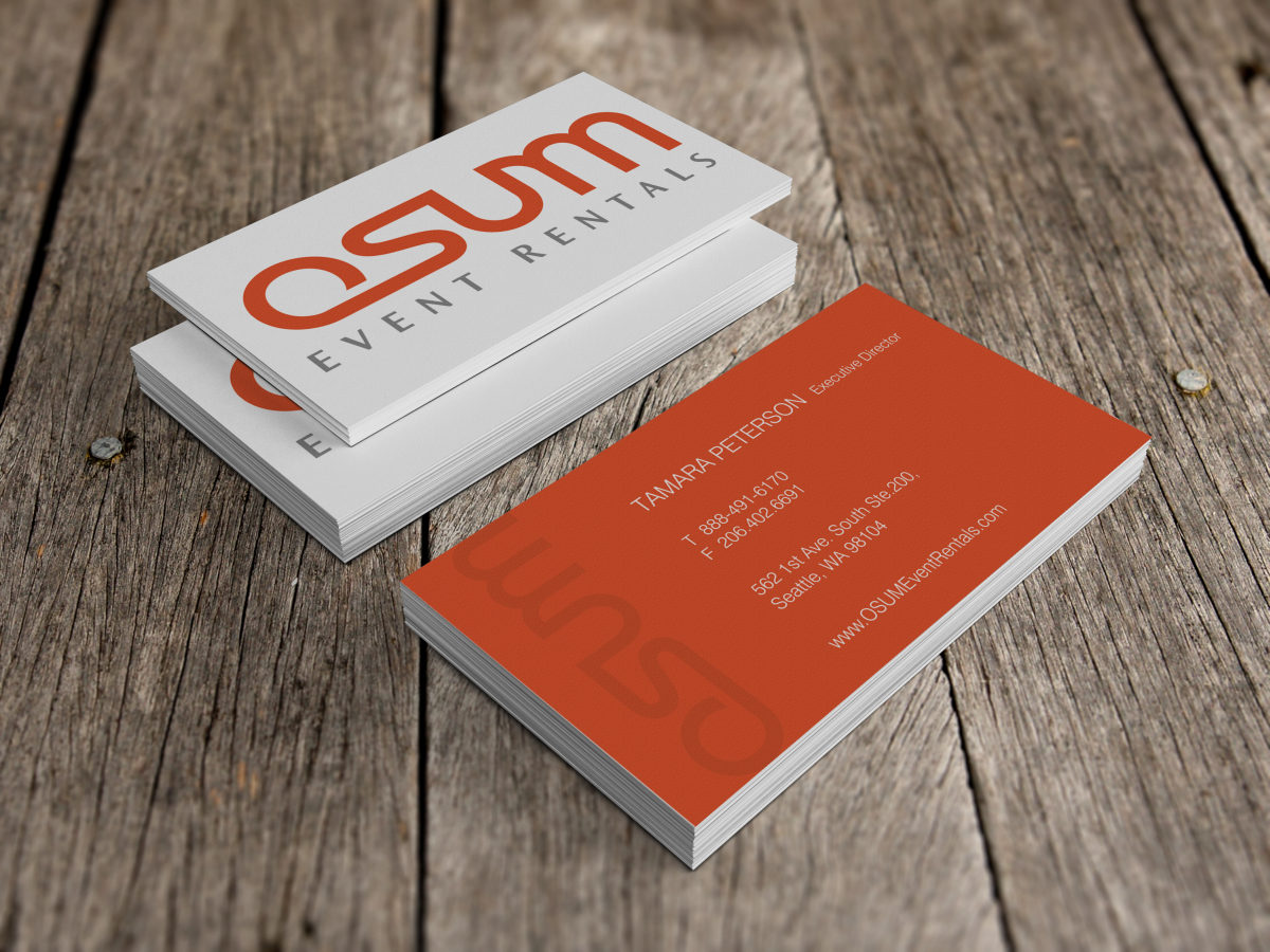 Design de Carte de Visite par HYPdesign pour OSUM Event Rentals | Design #2396878