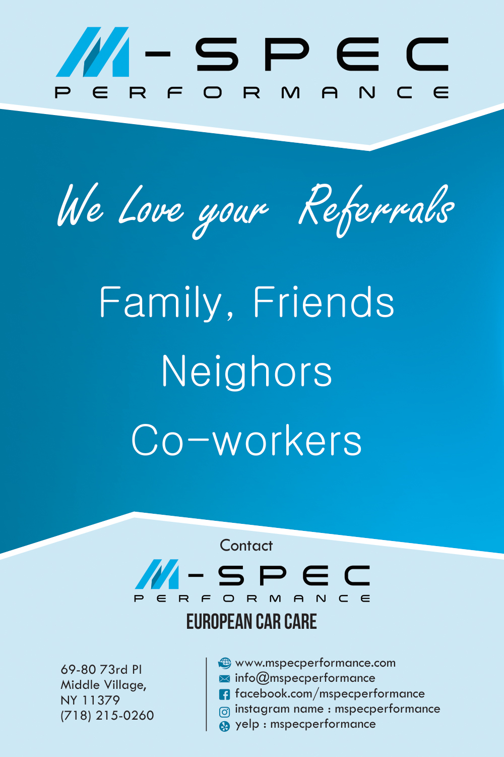 Flyer Design by Jyotsna for M-Spec Performance | Design #12211945