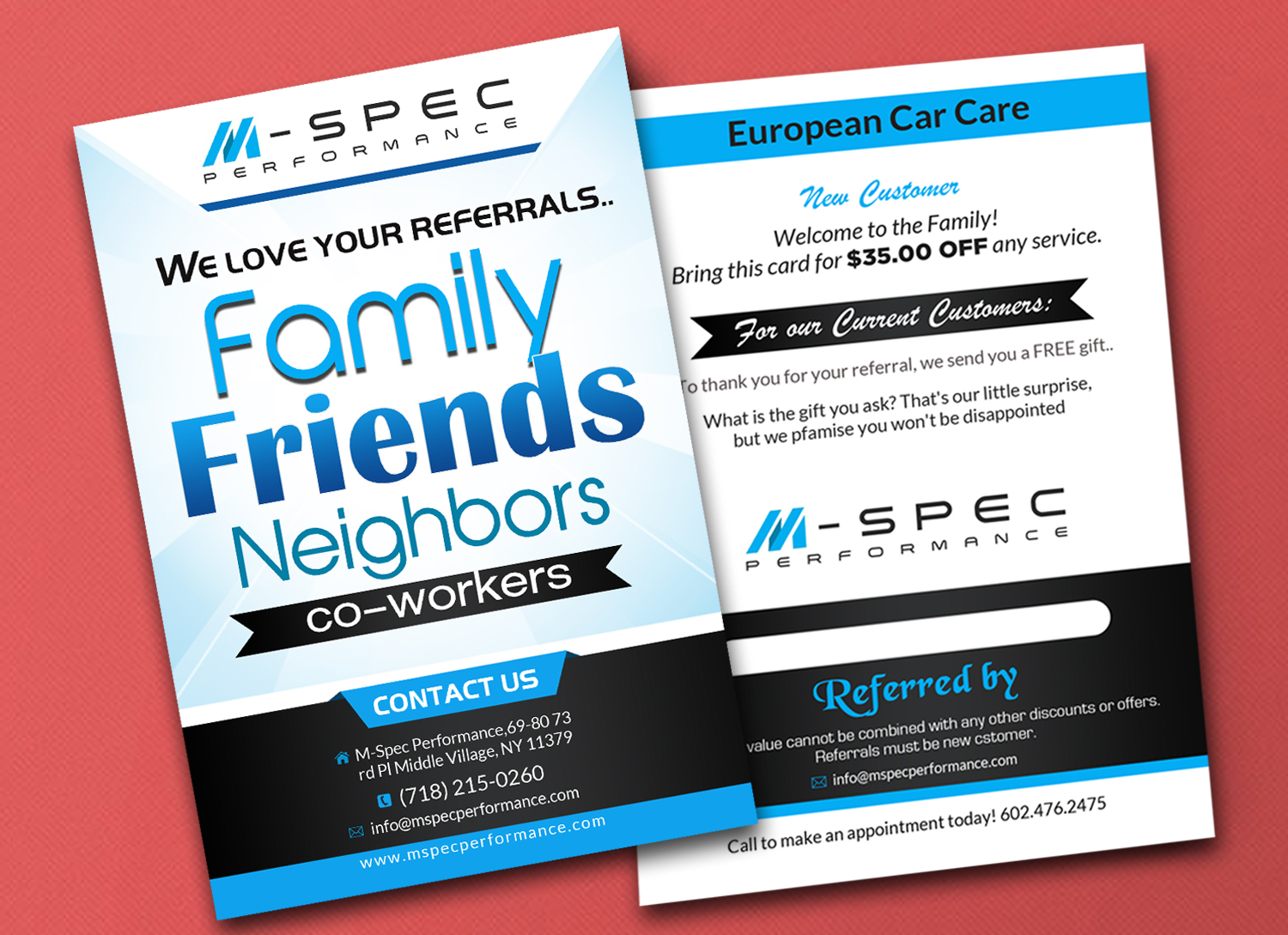 Flyer Design by debdesign for M-Spec Performance | Design #12204446