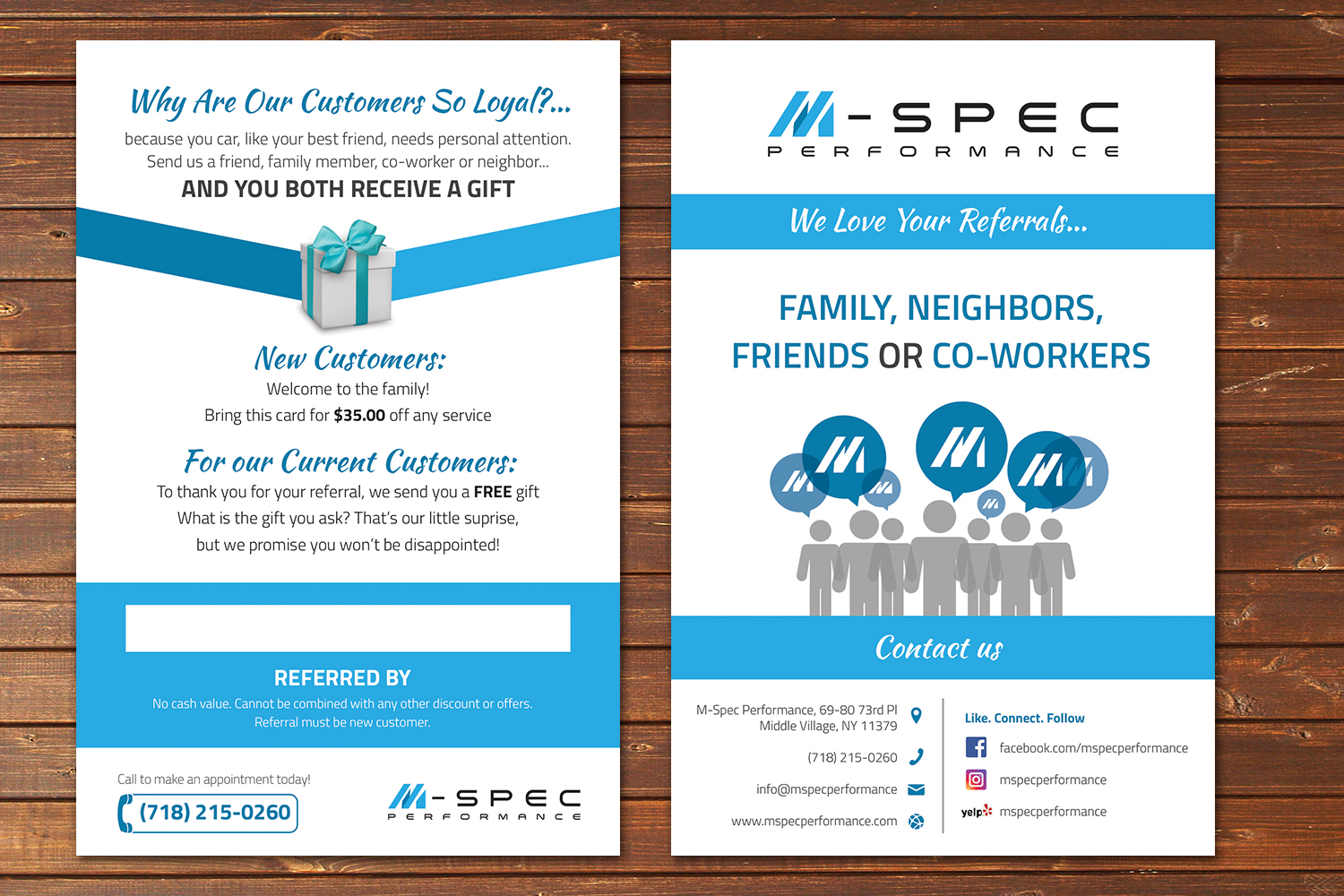 referral flyer ideas