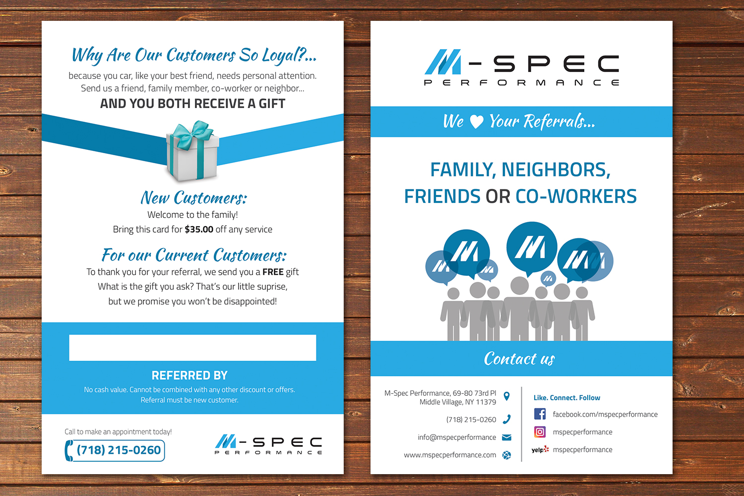 Diseño de Flyer por sun_design para M-Spec Performance | Diseño #12244914