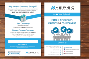 Flyer Design by sun_design for M-Spec Performance | Design #12244914