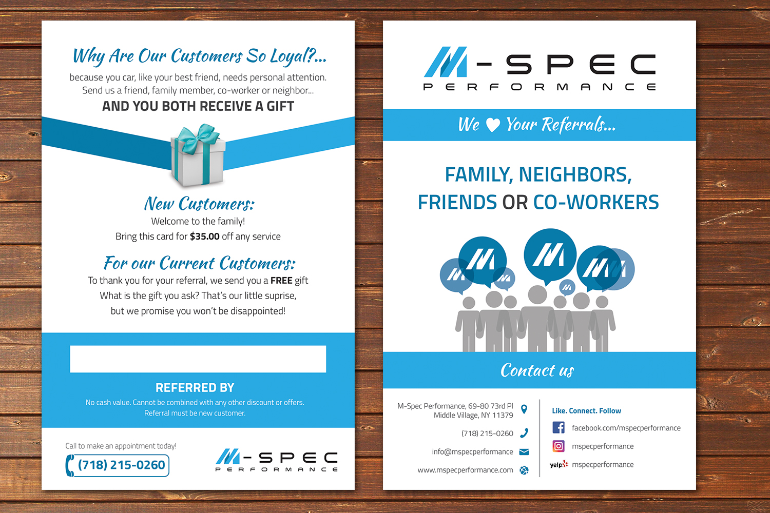 Flyer Design by sun_design for M-Spec Performance | Design #12245086