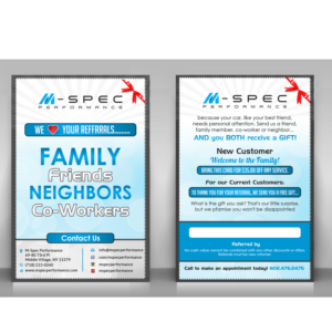 Flyer-Design von creative.bugs für M-Spec Performance | Design: #12198690