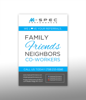 Flyer-Design von creative.bugs für M-Spec Performance | Design: #12199172