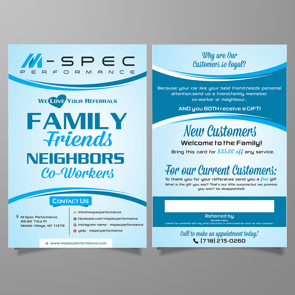 Flyer Design by ecorokerz for M-Spec Performance | Design #12211100