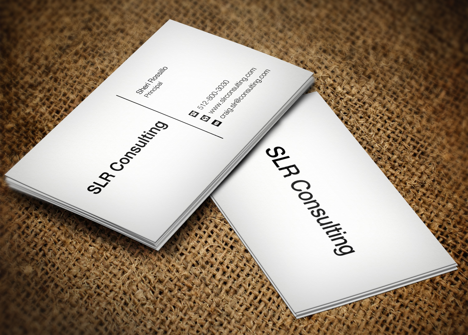 Business Card Design by Pixi Dust for SLR CONSULTING | Design #12203397