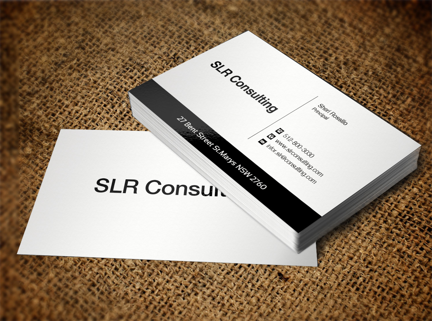 Visitenkarten-Design von Pixi Dust für SLR CONSULTING | Design #12203398