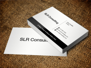 Business Card Design by Pixi Dust for SLR CONSULTING | Design: #12203398