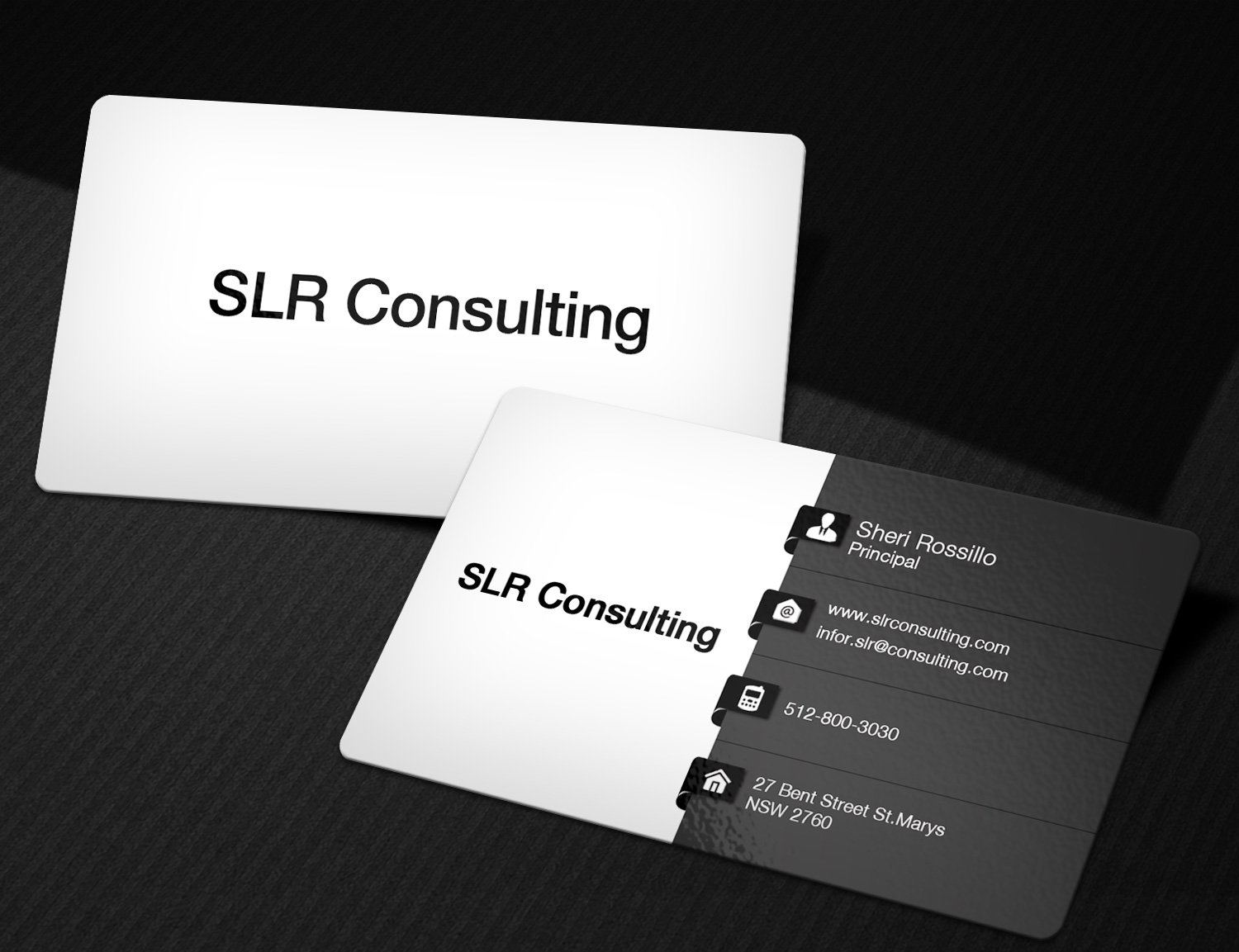 Business Card Design by Pixi Dust for SLR CONSULTING | Design #12203401