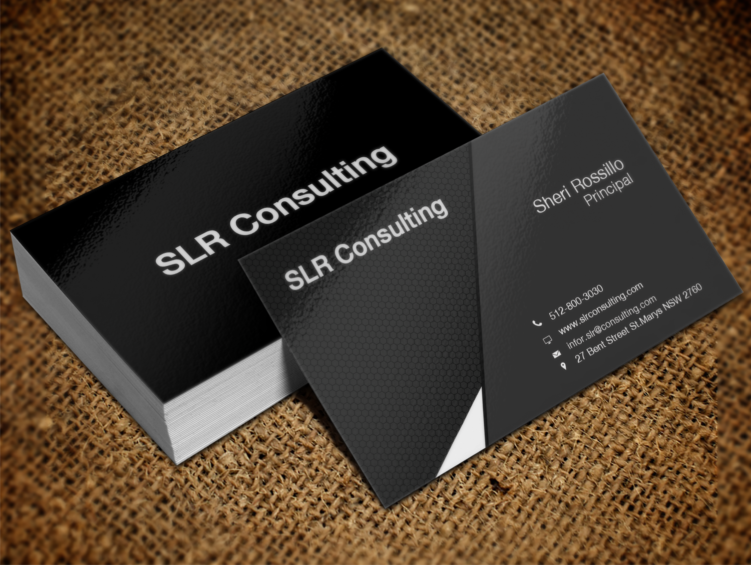 Business Card Design by Pixi Dust for SLR CONSULTING | Design #12203405