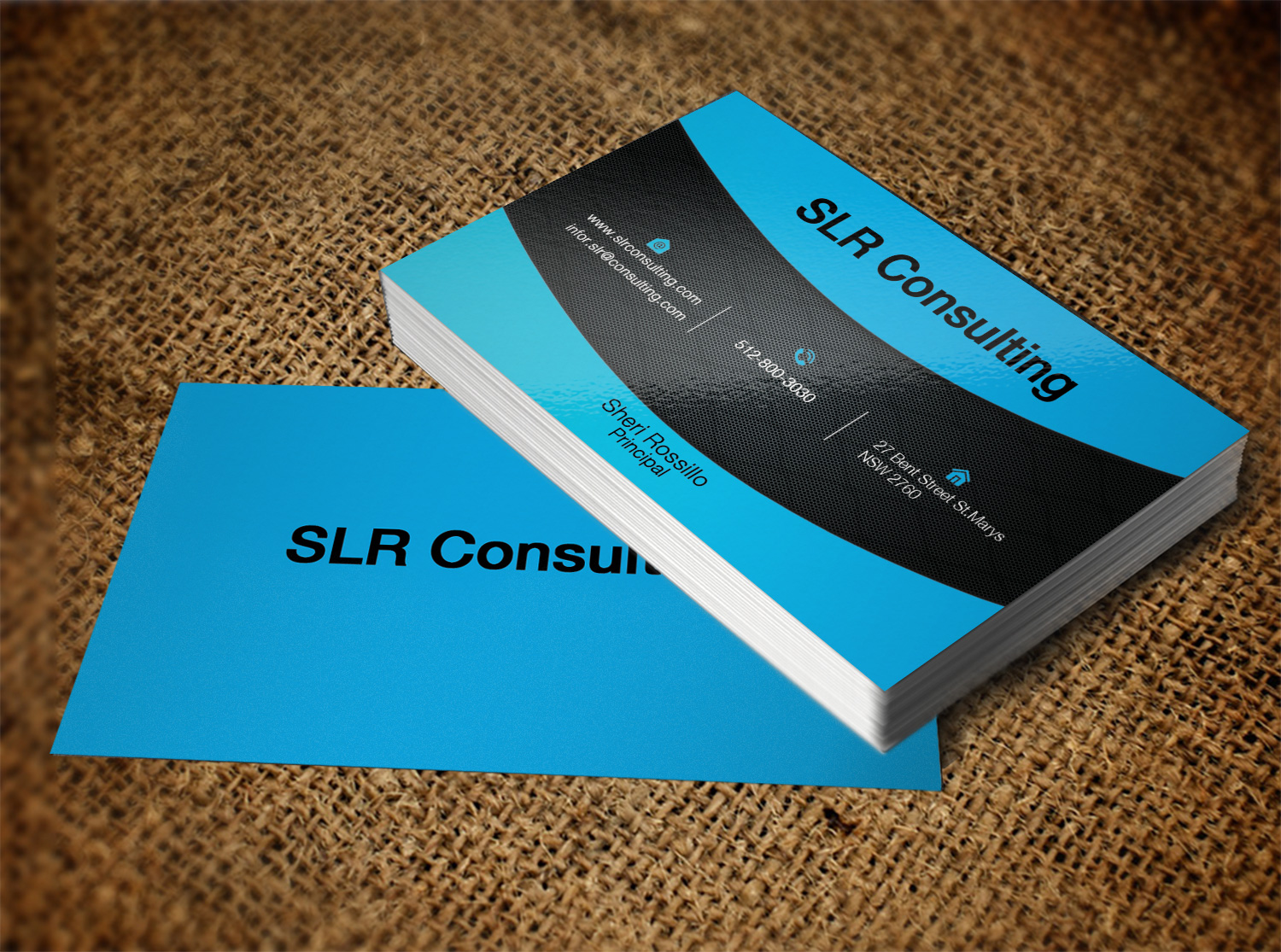 Business Card Design by Pixi Dust for SLR CONSULTING | Design #12203406