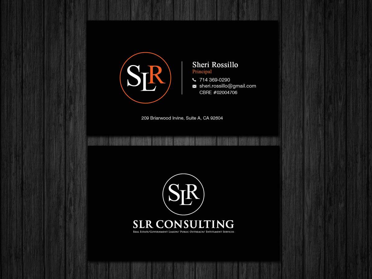 Business Card Design by Sandaruwan for SLR CONSULTING | Design #12254072